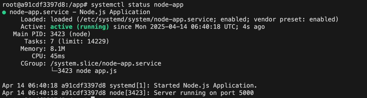 Managing Your Node.js App with systemctl