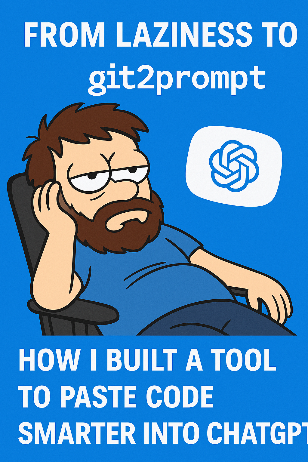 I was too lazy to copy Files into ChatGPT — So I built git2prompt