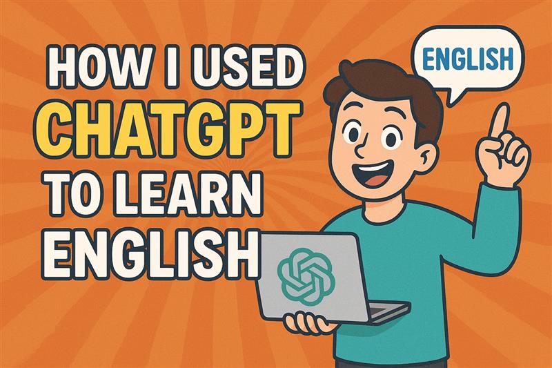How I Used ChatGPT to Learn English — Super Easy and Surprisingly Fun!