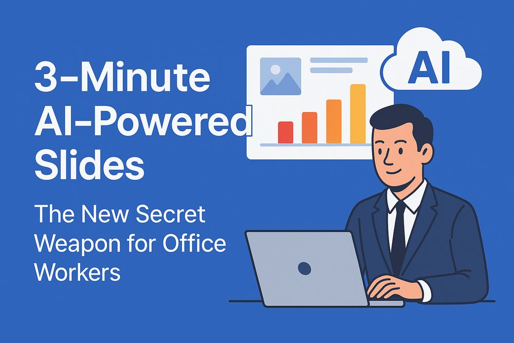 3-Minute AI-Powered Slides — The New Secret Weapon for Office Workers