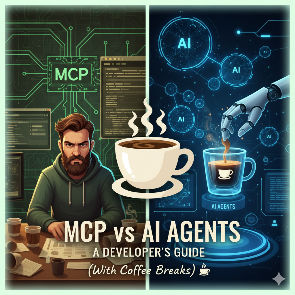 MCP vs AI Agents: A Developer's Guide (With Coffee Breaks) ☕