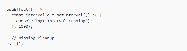 Memory leaks in React application. How to avoid